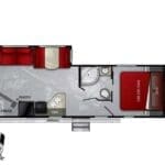 2019 Cruiser RV Radiance 26RE - Floor Plan