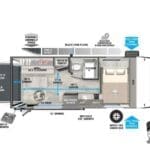 2026 Forest River Wildwood 181RT - Floor Plan