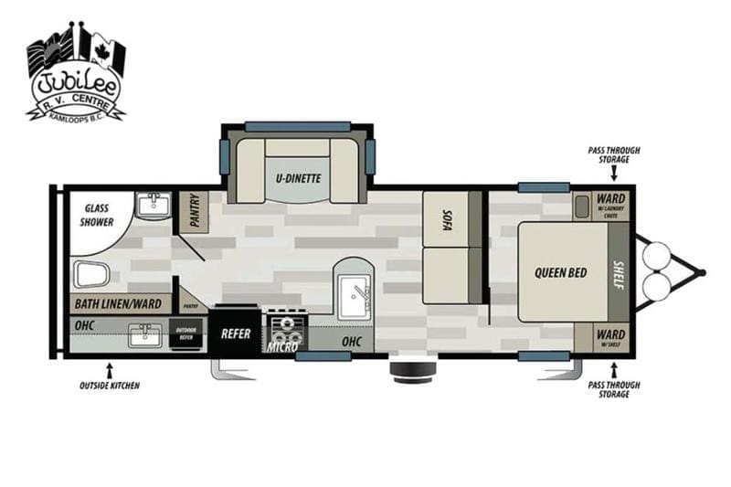 2017 Forest River Sonoma 240RBK - Floor Plan