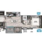 2022 Grand Design Reflection 312BHTS - Floor Plan