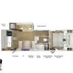 2026 Winnebago Thrive 24RKS - Floor Plan