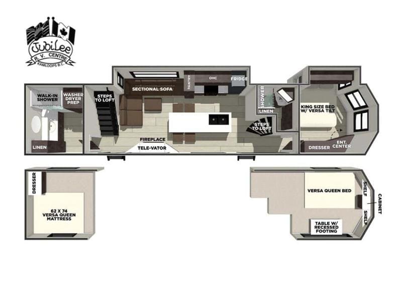 2026 Forest River Wildwood 42ZEN - Floor Plan