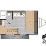 2026 Sunset Park RV Sun Lite 13BH LTD - Floor Plan