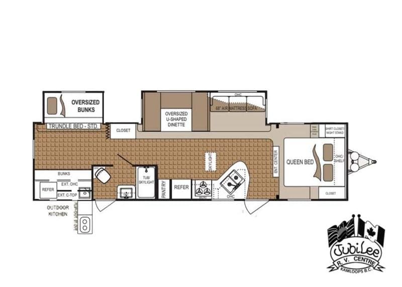 2010 Dutchman Colorado 31BH - Floor Plan