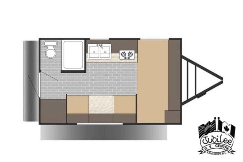 2025 Sunset Park RV Sun Lite 16BH - Floor Plan