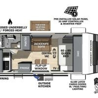 2026 Forest River IBEX 16MBJ - Floor Plan