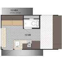 2025 Sunset Park RV Sun Lite 15MB - Floor Plan