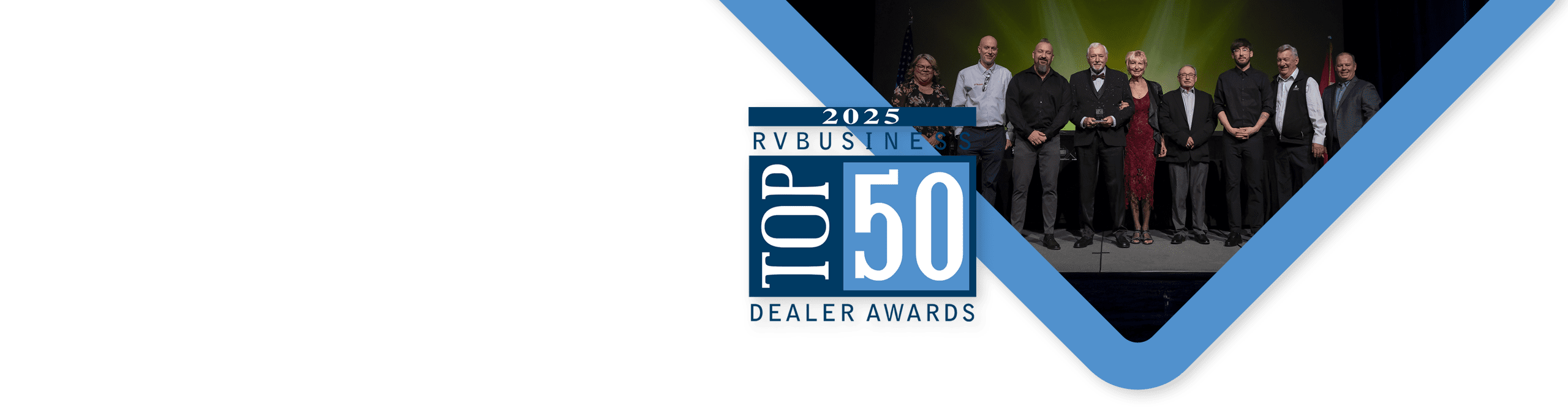 Awarded RVBusiness Top 50 Dealer – 2025