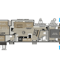 2026 Forest River Salem Hemisphere 314BUD - Floor Plan