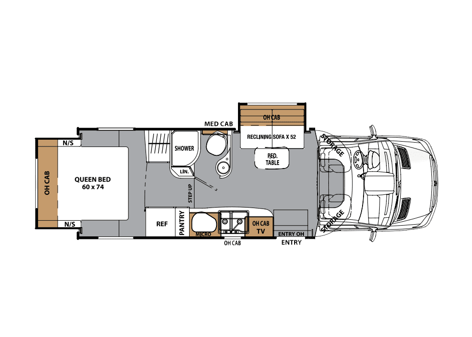 2015 Coachmen Prism 24G - Floor Plan