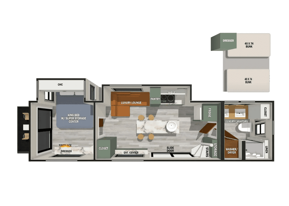 2026 Forest River IBEX RVS3 - Floor Plan