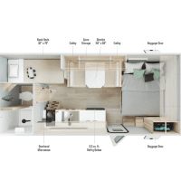 2026 Winnebago Access 15BH - Floor Plan