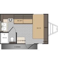 2026 Sunset Park RV Sun Lite 13MJ LTD - Floor Plan
