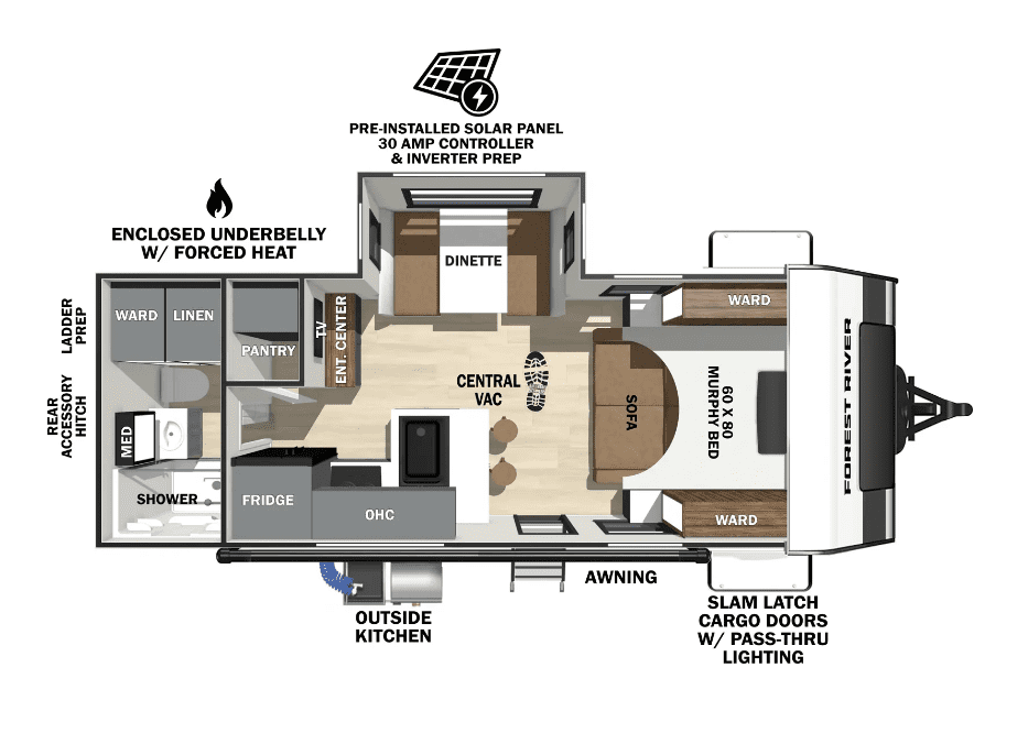2026 Forest River IBEX 20MDS - Floor Plan