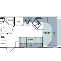 2012 Forest River Surveyor SP-186 - Floor Plan