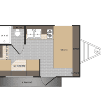 2026 Sunset Park RV Sun Lite 13BD LTD - Floor Plan