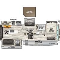 2026 Forest River Sabre 36FLX - Floor Plan