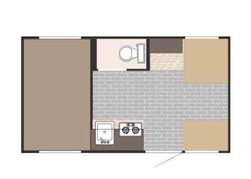 2026 Sunset Park RV Sunray 149 - Floor Plan