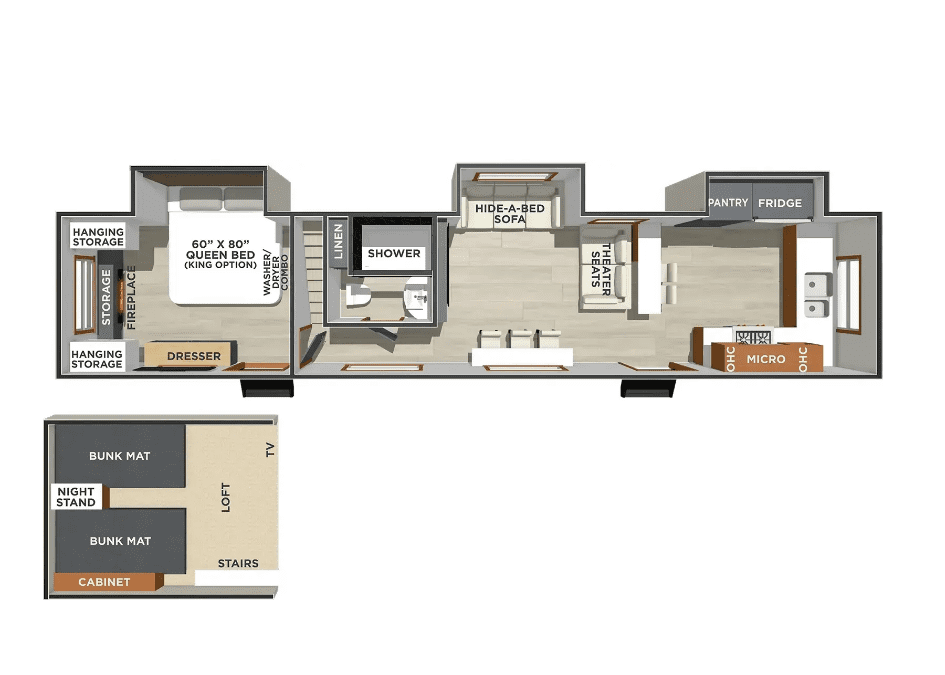 2026 Forest River Lost Pines Aspen - Floor Plan