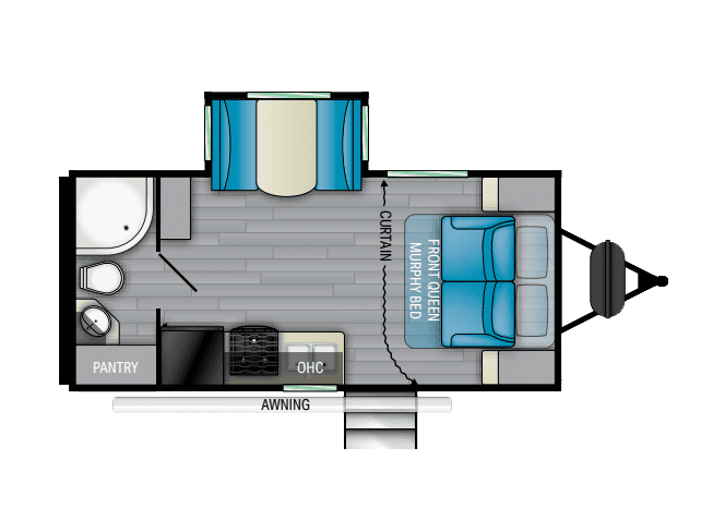 2022 Heartland Sundance 189MB - Floor Plan