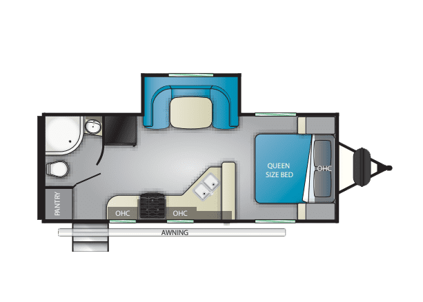 2019 Heartland Sundance 221RB - Floor Plan
