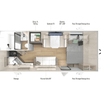 2026 Winnebago Access 18RK - Floor Plan