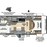 2026 Forest River IBEX 19MBH - Floor Plan