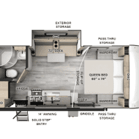 2024 Forest River Rockwood 2109S - Floor Plan