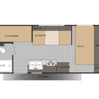 2026 Sunset Park RV Sun Lite 19BH - Floor Plan