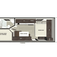 2026 Forest River Wildwood 174DBLE - Floor Plan