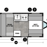 2024 Pro-Lite Mini - Floor Plan