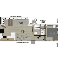2027 Forest River Salem Hemisphere 28RKHL - Floor Plan