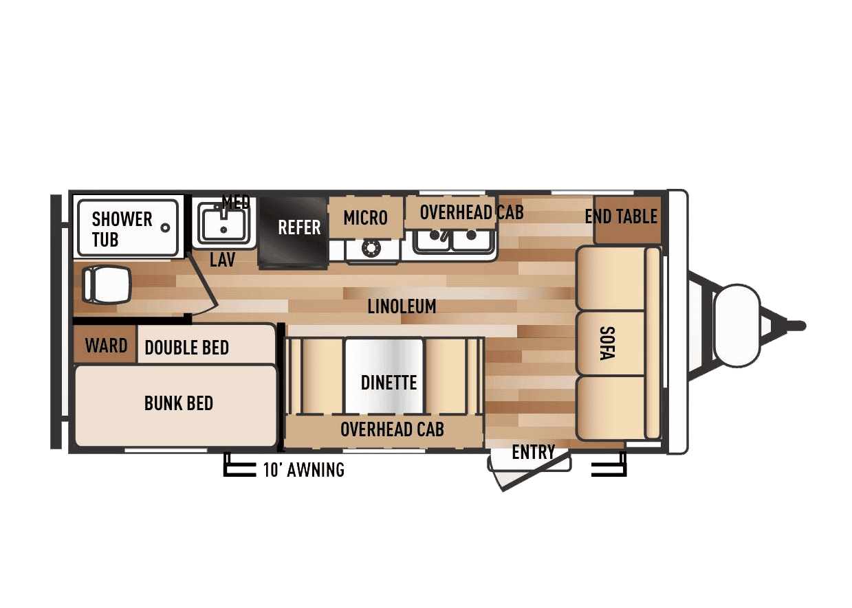 2015 Forest River Wildwood 181BHXL