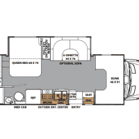 2015 Coachmen Prism 2200LE - Floor Plan